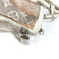 LOUIS VUITTON M40699 Transparency Monogram Lockit Tote Bag, Embroidered, Clear, Mesh Hand Bag Leather / Nylon White Used