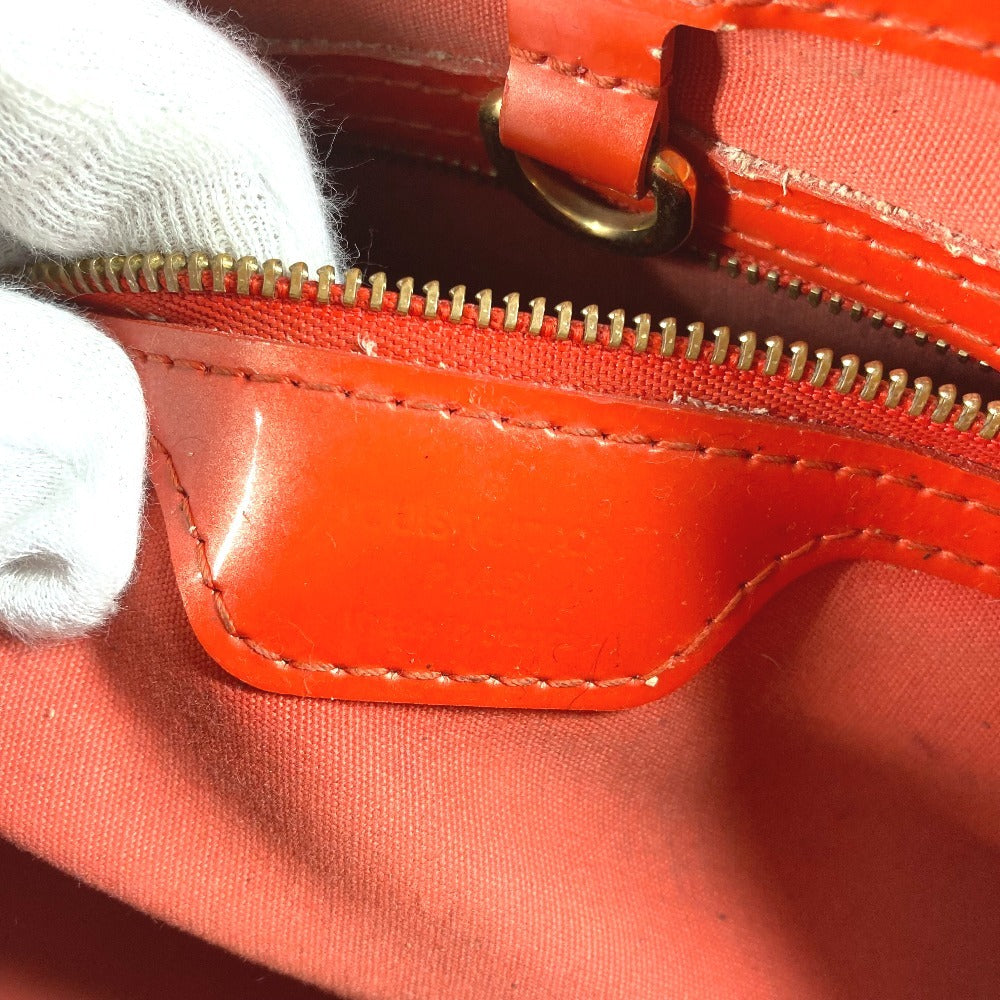 LOUIS VUITTON MonogramVernis WilsherePM Wilshere PM Hand Bag Tote Bag MonogramVernisCanvas Orange Used