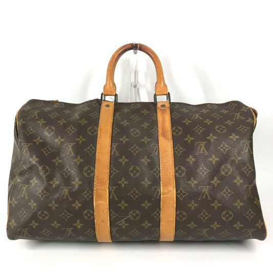 LOUIS VUITTON Ｍ41428 Monogram Old Model Outie Keepall45 Keepall 45 Bag, Travel Bag, Handbag Duffle Bag MonogramCanvas Brown Used