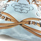 HERMES Brides de Gala Silky City PM Silky City PM Crossbody bag with pouch Shoulder Bag silk / Leather Light blue/Brown Used