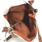HERMES Brides de Gala Silky City PM Silky City PM Crossbody bag with pouch Shoulder Bag silk / Leather Light blue/Brown Used