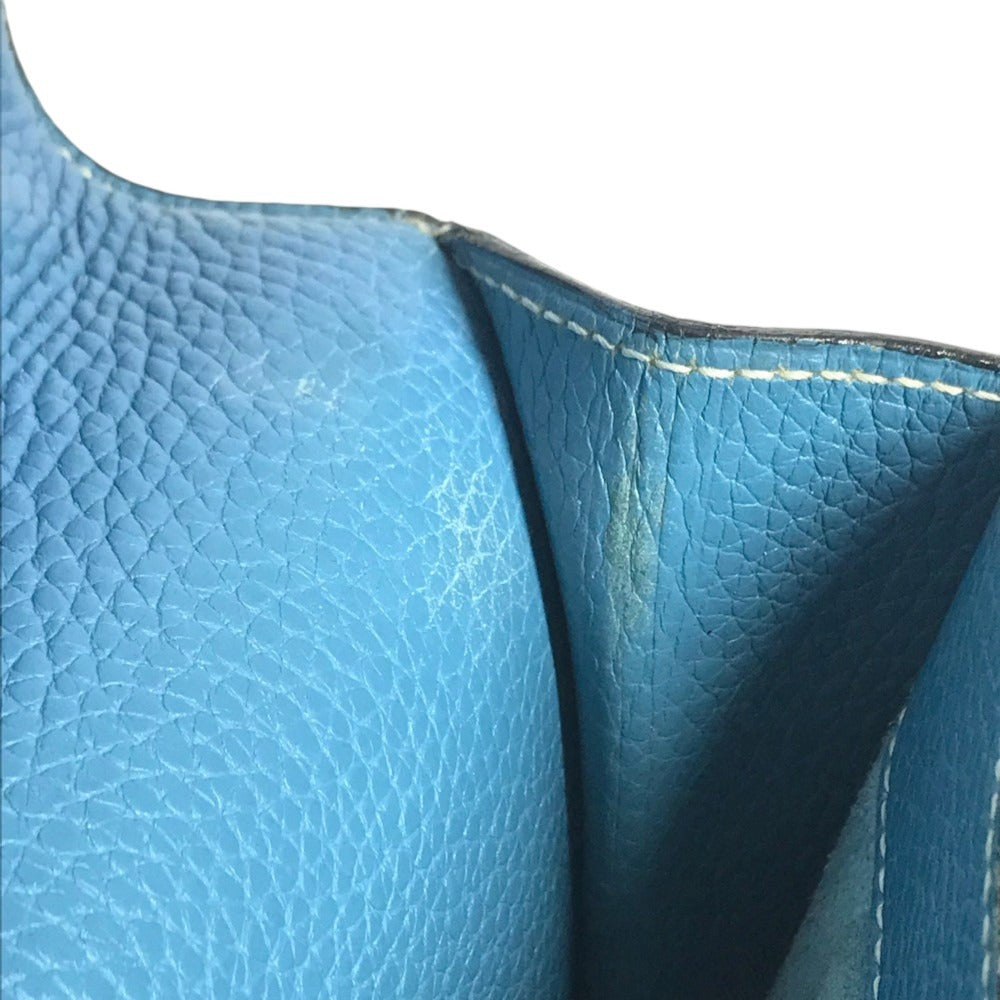 HERMES Sac à de Peches 38 Sac à de Peches 38 Handbag, flap briefcase, document bag Business bag Taurillon Clemence Blue gene blue/SilverHardware Used