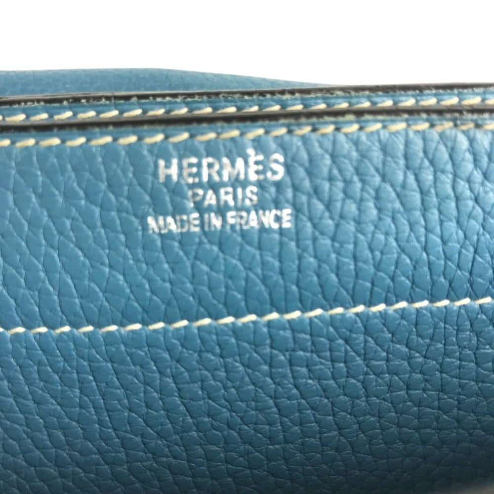 HERMES Sac à de Peches 38 Sac à de Peches 38 Handbag, flap briefcase, document bag Business bag Taurillon Clemence Blue gene blue/SilverHardware Used