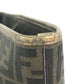 FENDI 8BH185 Zucca logo Bag Tote Bag shawl Shoulder Bag PVC/Leather Brown/purple Used