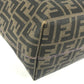 FENDI 8BH185 Zucca logo Bag Tote Bag shawl Shoulder Bag PVC/Leather Brown/purple Used