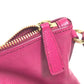 Salvatore Ferragamo Logo Gancini 2-Way Bag: Crossbody Bag, Handbag, Tote Bag Shoulder Bag Leather Purple Based/Pink Based Used