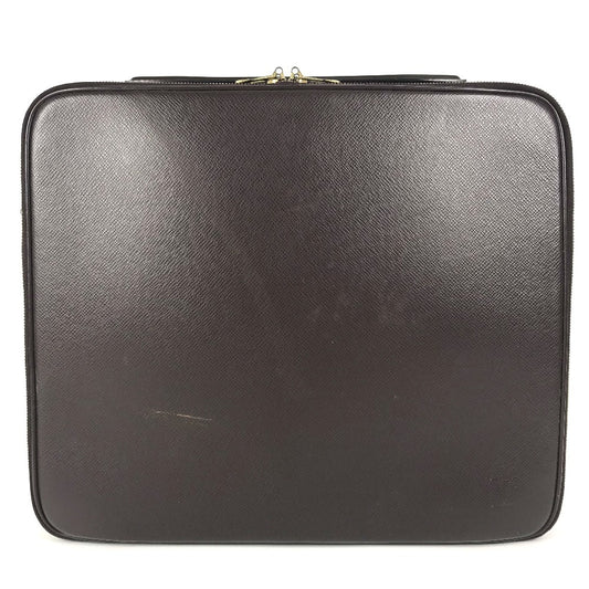 LOUIS VUITTON M30836 Taiga Porte Ordina Tour Odessa Briefcase, Business Bag, Document Bag, Handbag Hand Bag Taiga Leather Acajou Wine red Based Used