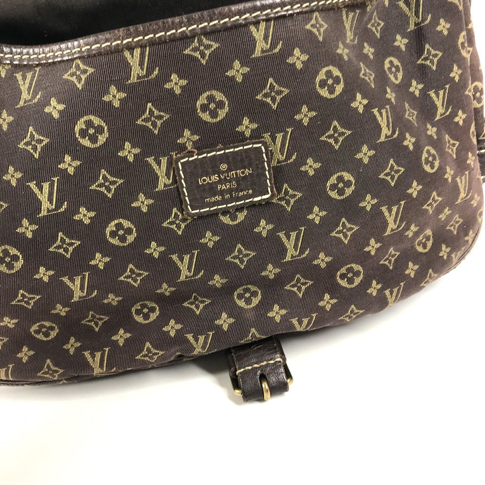 LOUIS VUITTON M95227 Monogram Mini-Lin Saumur30 Saumur 30 Bag Crossbody Flap Shoulder Bag Monogram Mini-LinCanvas Brown Used