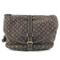 LOUIS VUITTON M95227 Monogram Mini-Lin Saumur30 Saumur 30 Bag Crossbody Flap Shoulder Bag Monogram Mini-LinCanvas Brown Used