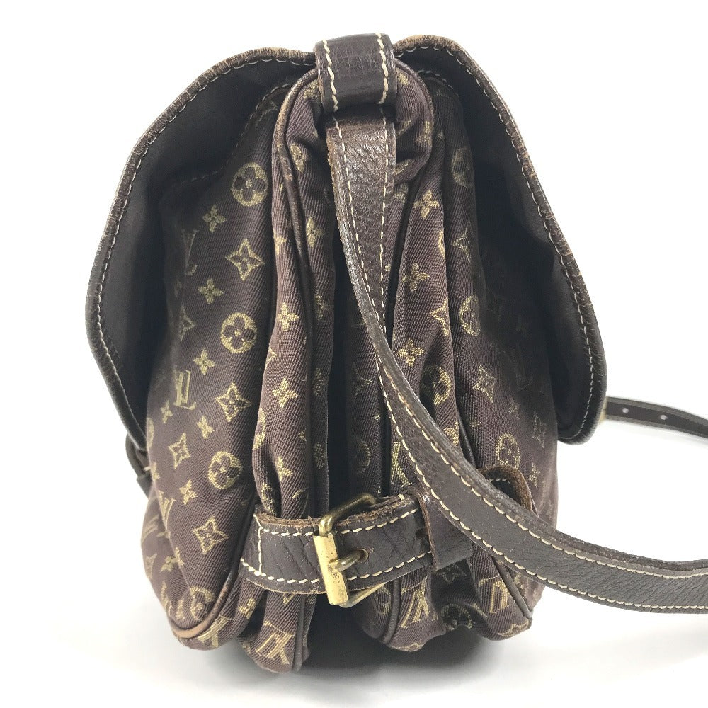 LOUIS VUITTON M95227 Monogram Mini-Lin Saumur30 Saumur 30 Bag Crossbody Flap Shoulder Bag Monogram Mini-LinCanvas Brown Used