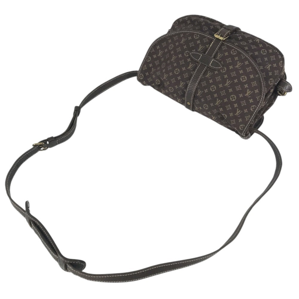 LOUIS VUITTON M95227 Monogram Mini-Lin Saumur30 Saumur 30 Bag Crossbody Flap Shoulder Bag Monogram Mini-LinCanvas Brown Used