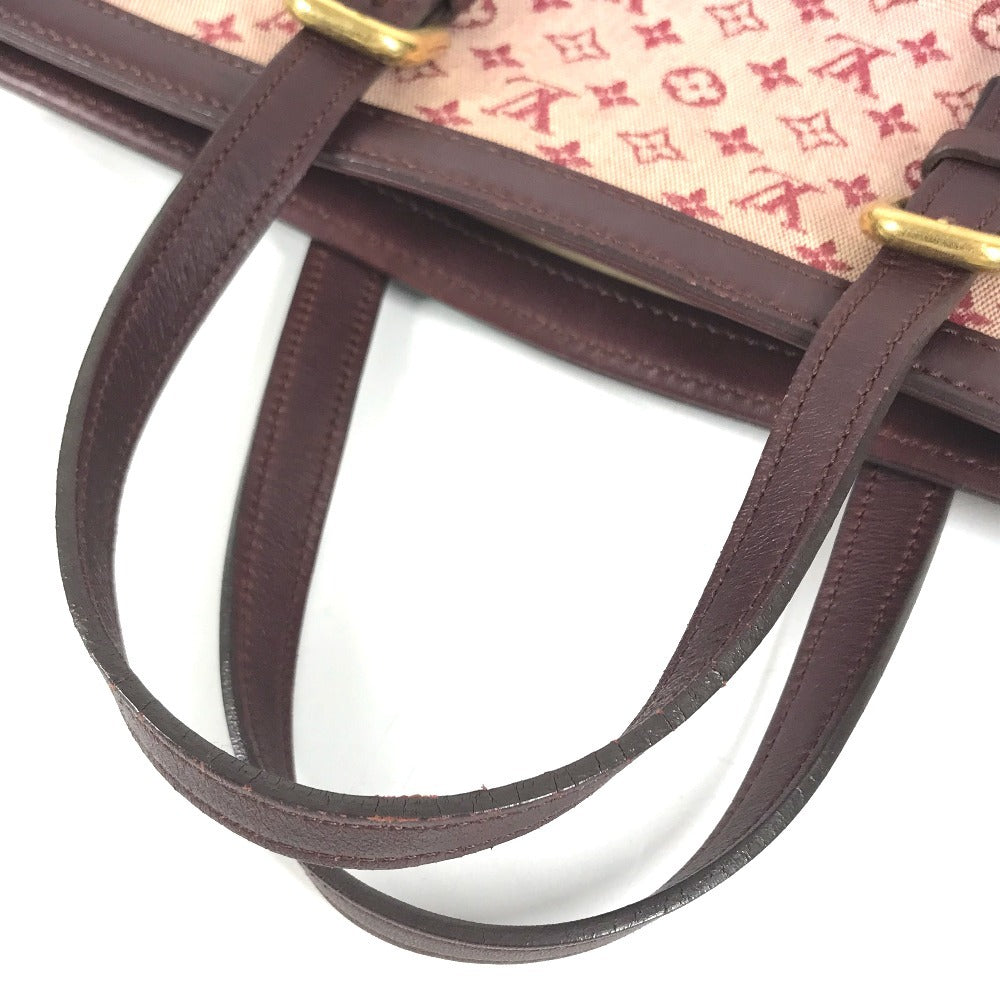 LOUIS VUITTON M92210 Monogram mini Françoise Shoulder bag, 2-way bag, Handbag, Flat bag Tote Bag Monogram Mini Canvas Slys Red Used