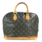 LOUIS VUITTON M51130 Monogram Alma Bag Tote Bag Hand Bag MonogramCanvas Brown Used