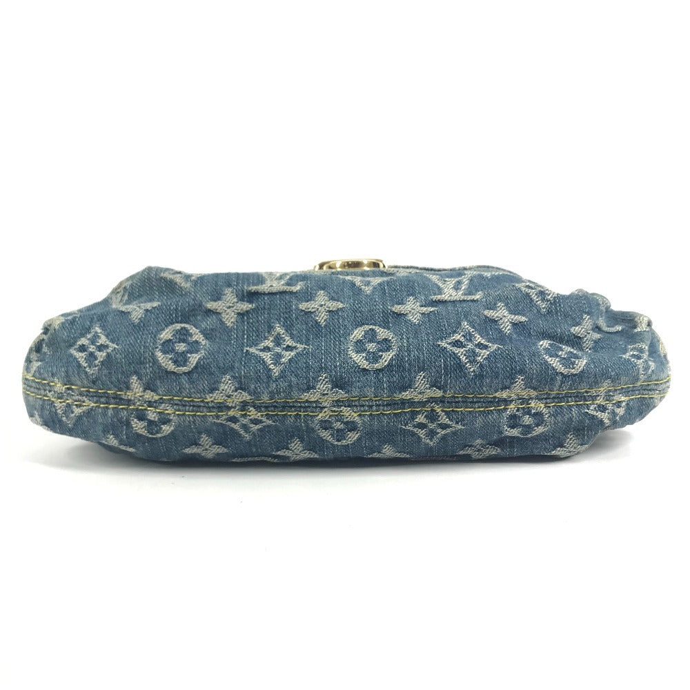 LOUIS VUITTON M95050 MonogramDenim Mini Pleaty Mini Pleaty Handbag, Shoulder bag, Flap Shoulder Bag Monogram Denim Canvas blue Used