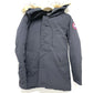 CANADA GOOSE 3438JM アウター ファーフード付き ダウン ジャケット JASPER ジャスパー ダウンジャケット ダウン ユニセックス ネイビー