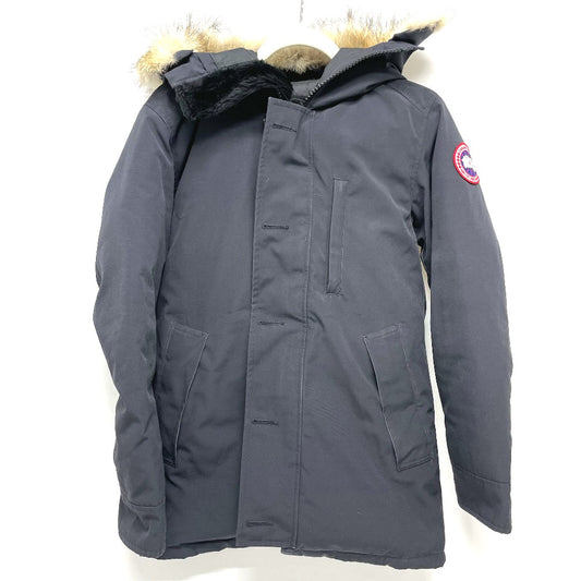 CANADA GOOSE 3438JM JASPER Down Jacket with Fur Hood, Unisex, Navy