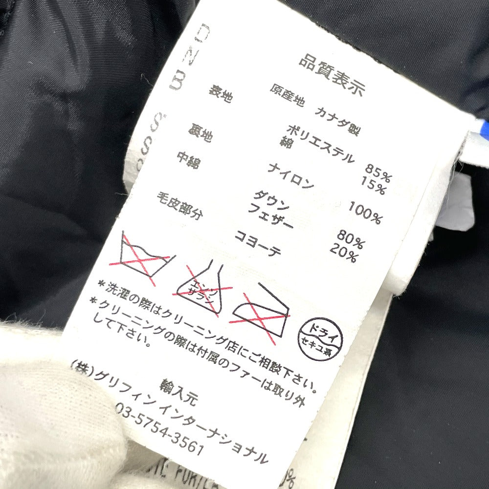 CANADA GOOSE 3438JM アウター ファーフード付き ダウン ジャケット JASPER ジャスパー ダウンジャケット ダウン ユニセックス ネイビー