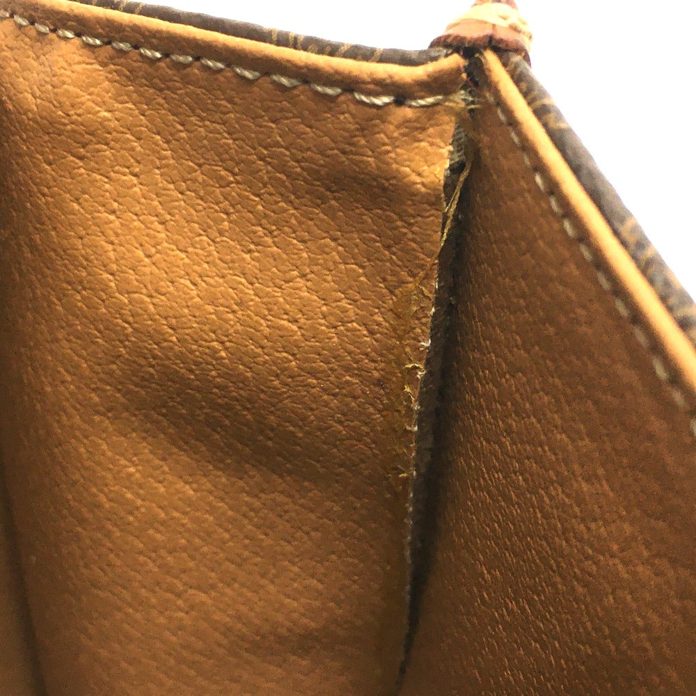 CELINE Macadam One-Handle Bag, 2-Way Handbag/Shoulder Bag, PVC/Leather, Women's, Brown