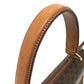 CELINE Macadam One-Handle Bag, 2-Way Handbag/Shoulder Bag, PVC/Leather, Women's, Brown
