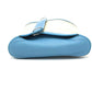 HERMES Equi Pouch Bag Second Bag Clutch Bag Toile H Women's Blue Paradise Blue