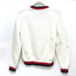 FENDI FAE137 Logo Pullover Knit Sweater, FILA Collaboration, Cotton, White, Women's