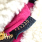 LOUIS VUITTON M56960 Shearling Monogram Flower LV Initial Neverfull MM Fluffy Shoulder Bag Tote Bag in Calf Leather, Black