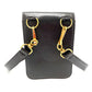 CHANEL Matelasse Two-Tone Bag Pouch Waist Bag Lambskin Women's Black/Beige