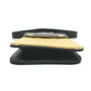 CHANEL Matelasse Two-Tone Bag Pouch Waist Bag Lambskin Women's Black/Beige