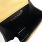 CHANEL Matelasse Two-Tone Bag Pouch Waist Bag Lambskin Women's Black/Beige