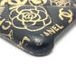 CHANEL Camellia CC Coco Mark Matelasse iPhone X &amp; XS 2019AW Calfskin Case, Women's, Black and Gold