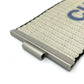 CHANEL Logo 99S Vintage Nylon Bracelet for Women, Silver and Blue