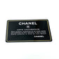 CHANEL CC Coco Mark Fringe Wallet Card Case Lambskin Women's Blue/White/Red