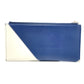 CHANEL CC Coco Mark Fringe Wallet Card Case Lambskin Women's Blue/White/Red