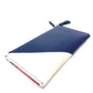 CHANEL CC Coco Mark Fringe Wallet Card Case Lambskin Women's Blue/White/Red