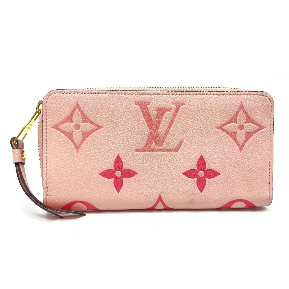 LOUIS VUITTON M80403 モノグラム アンプラント バイ・ザ・プール ジッピーウォレット 長財布 モノグラムアンプラントレザー レディース ブトンドローズ /ピンク ゴールド金具 ピンク
