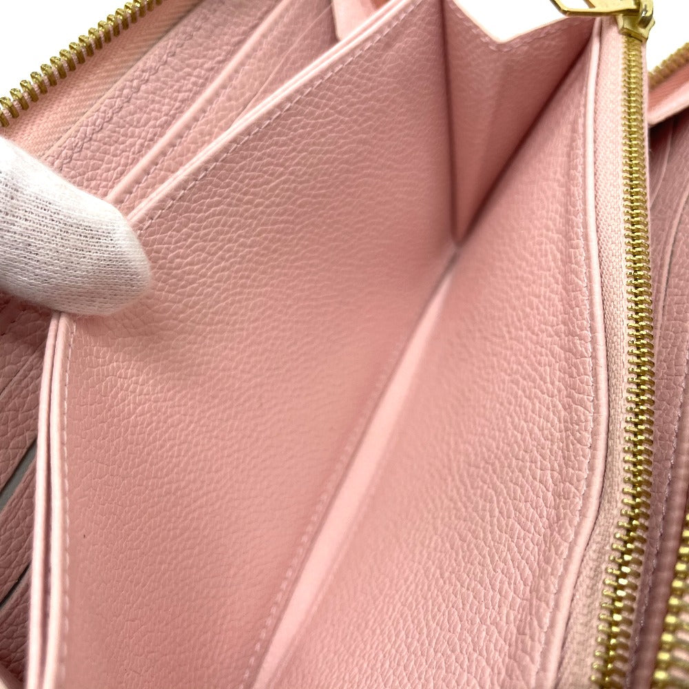 LOUIS VUITTON M80403 モノグラム アンプラント バイ・ザ・プール ジッピーウォレット 長財布 モノグラムアンプラントレザー レディース ブトンドローズ /ピンク ゴールド金具 ピンク