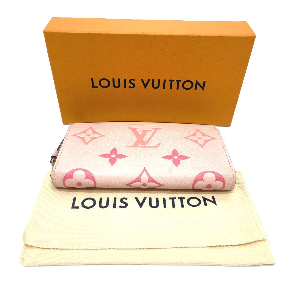 LOUIS VUITTON M80403 モノグラム アンプラント バイ・ザ・プール ジッピーウォレット 長財布 モノグラムアンプラントレザー レディース ブトンドローズ /ピンク ゴールド金具 ピンク