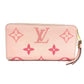 LOUIS VUITTON M80403 モノグラム アンプラント バイ・ザ・プール ジッピーウォレット 長財布 モノグラムアンプラントレザー レディース ブトンドローズ /ピンク ゴールド金具 ピンク