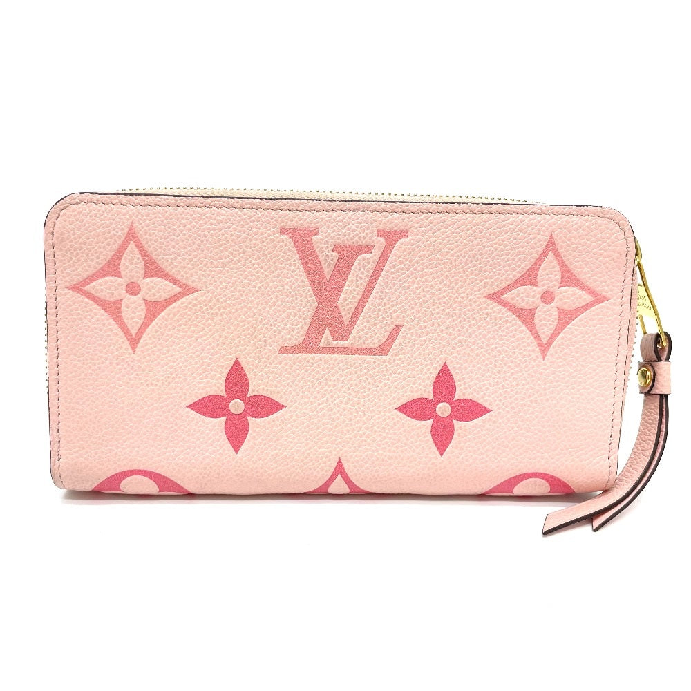 LOUIS VUITTON M80403 モノグラム アンプラント バイ・ザ・プール ジッピーウォレット 長財布 モノグラムアンプラントレザー レディース ブトンドローズ /ピンク ゴールド金具 ピンク