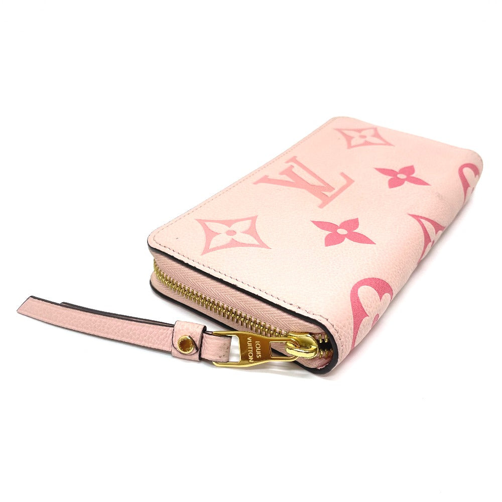 LOUIS VUITTON M80403 モノグラム アンプラント バイ・ザ・プール ジッピーウォレット 長財布 モノグラムアンプラントレザー レディース ブトンドローズ /ピンク ゴールド金具 ピンク