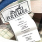 HERMES Newsboy Hat, Linen, Women's, Blue