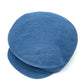HERMES Newsboy Hat, Linen, Women's, Blue