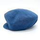 HERMES Newsboy Hat, Linen, Women's, Blue
