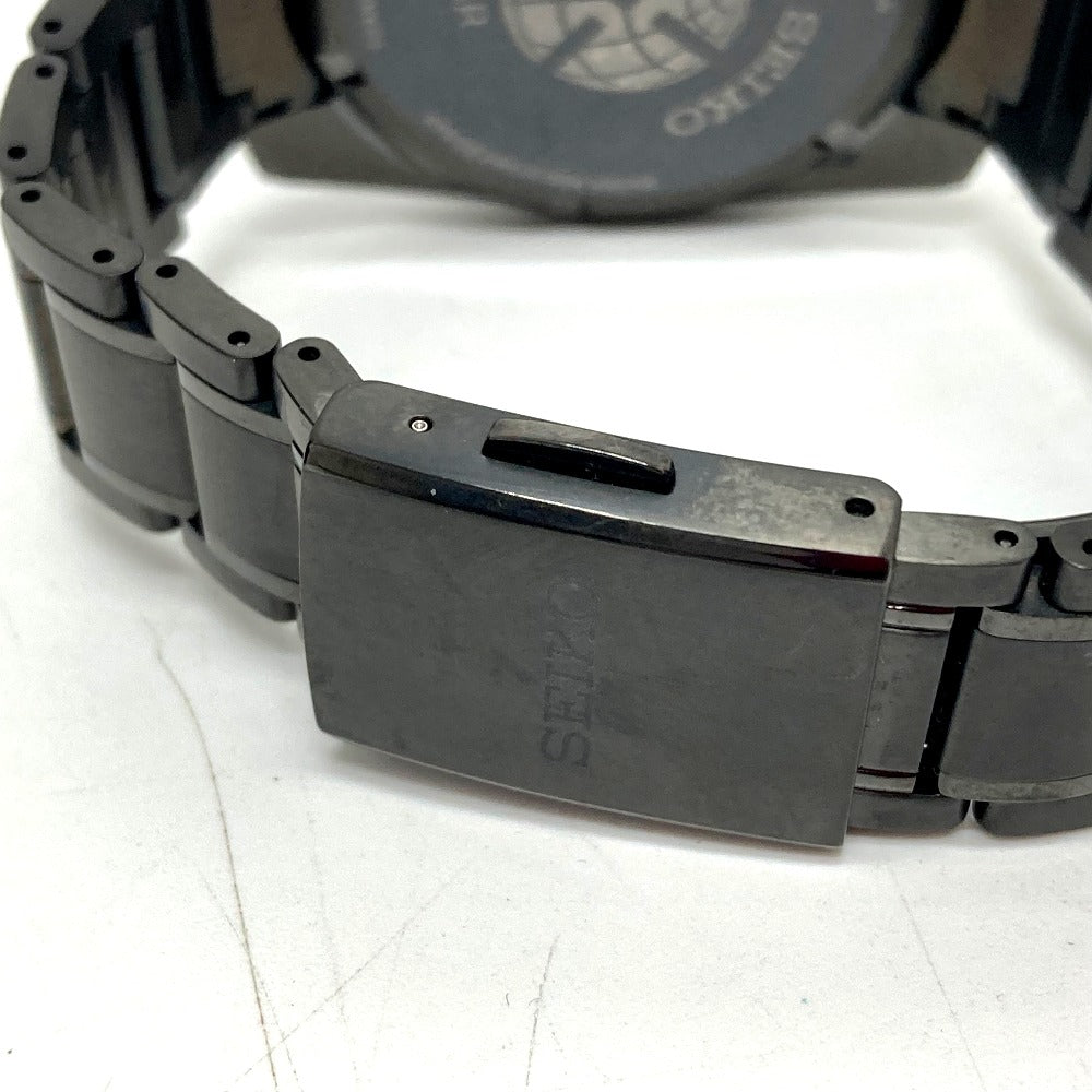 SEIKO SBXC069/5X53-0AV0 Astron Global Line Day Date GPS Solar Radio-Controlled Watch Titanium Men's Black