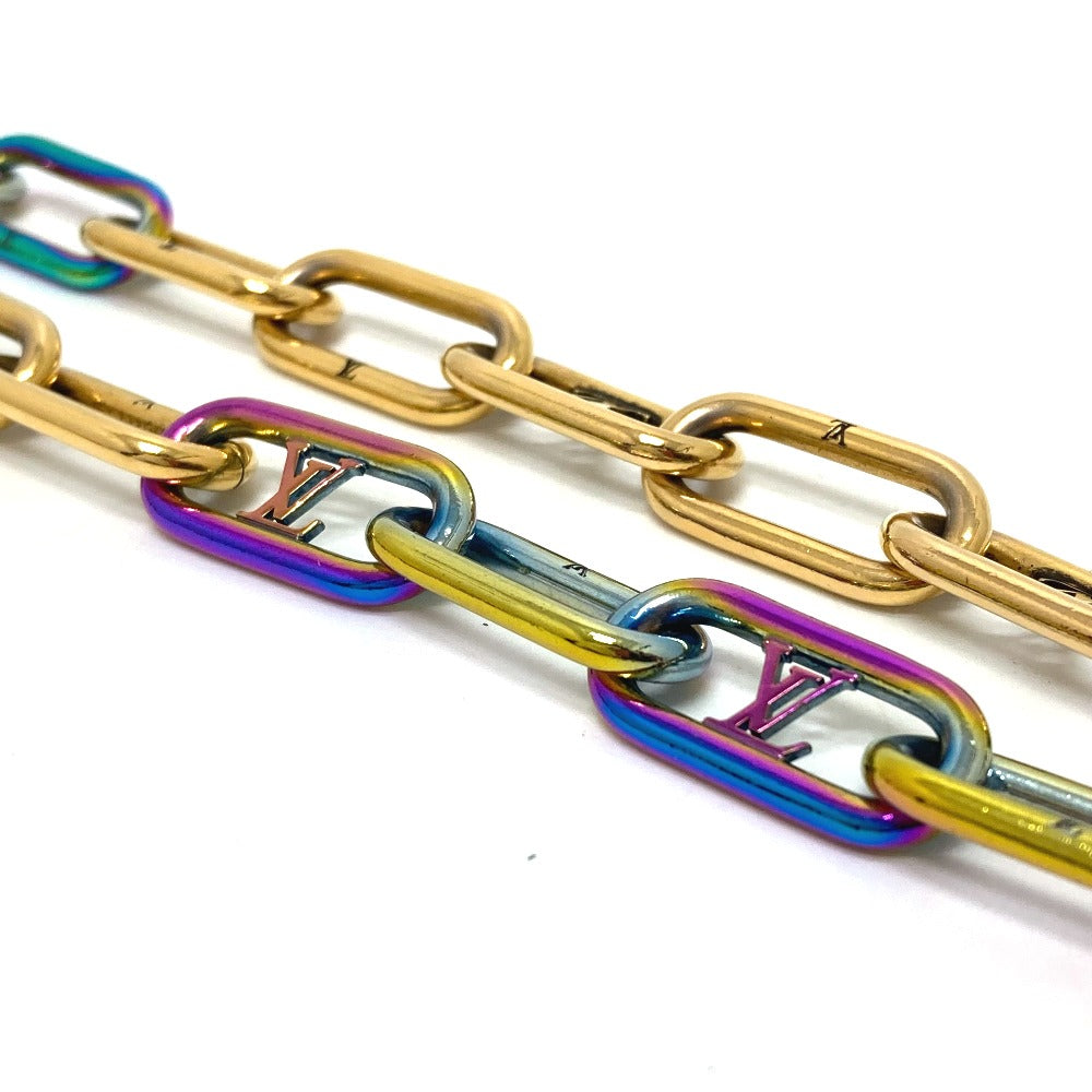 LOUIS VUITTON M80177 Collier Signature Chain Necklace in Multicolor, Men's Metal
