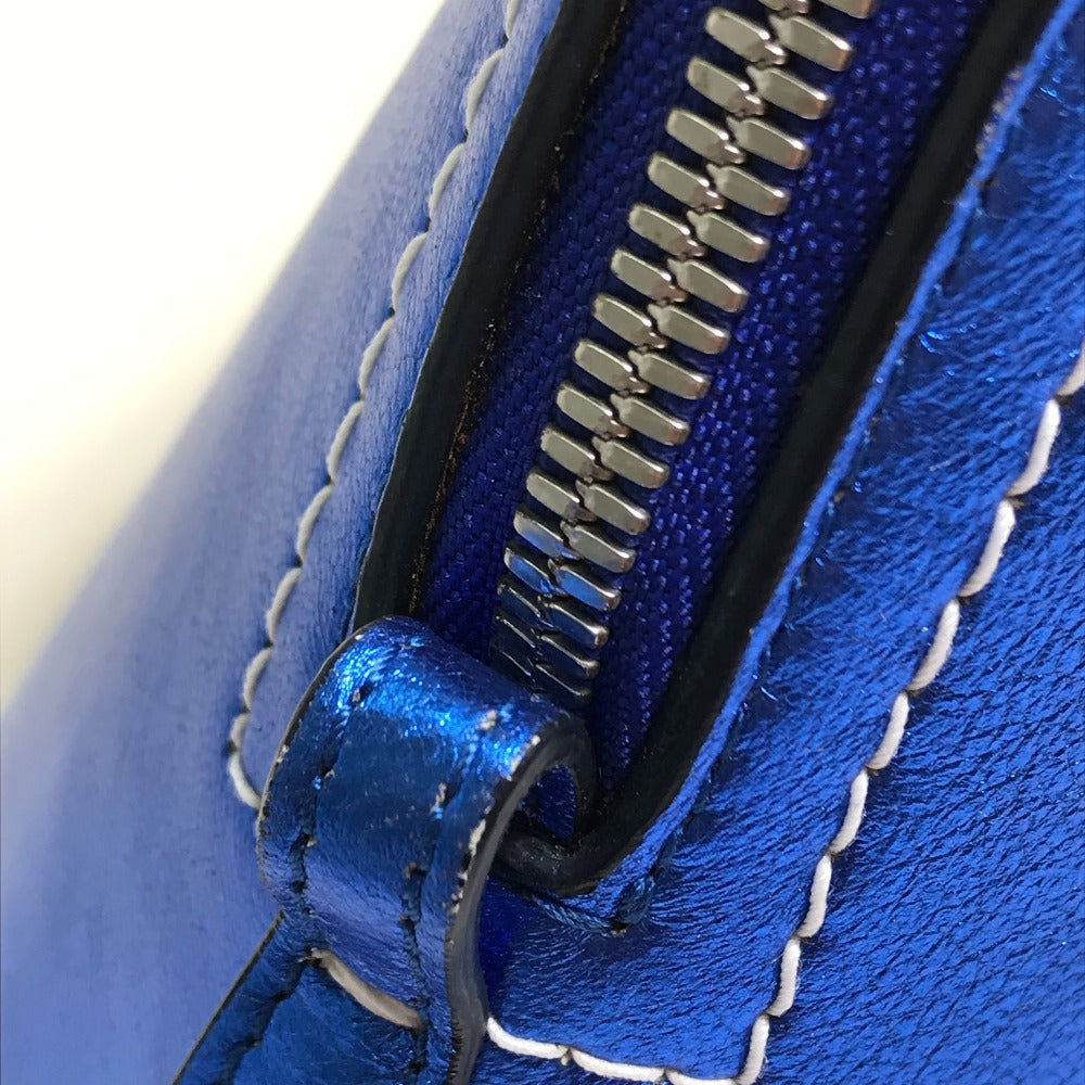 Maison Margiela 5AC  カバン 2WAYバッグ ハンドバッグ ショルダーバッグ レザー レディース ガンメタ ブルー - brandshop-reference