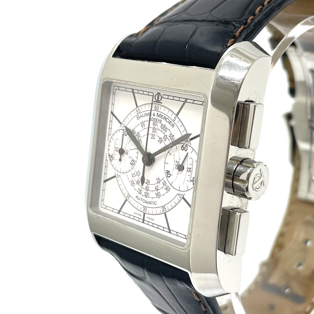 Baume & Mercier MOA08607 クロノグラフ ハンプトンクラシック 自動巻き 腕時計 SS メンズ - brandshop-reference