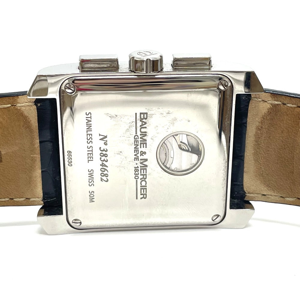 Baume & Mercier MOA08607 クロノグラフ ハンプトンクラシック 自動巻き 腕時計 SS メンズ - brandshop-reference