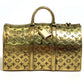 LOUIS VUITTON Novelty, Not for Sale, Monogram Boston Bag with Keepall Motif, Paperweight, Metal, Unisex, Bronze Gold
