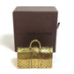 LOUIS VUITTON Novelty, Not for Sale, Monogram Boston Bag with Keepall Motif, Paperweight, Metal, Unisex, Bronze Gold